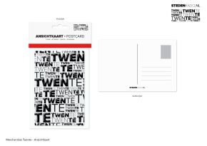 ANSICHTKAART + ENVELOP TWENTE
