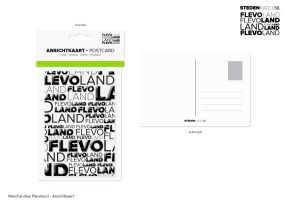 ANSICHTKAART + ENVELOP FLEVOLAND