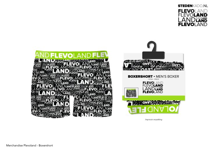 FLEVOLAND VOORDEELPAKKET 3x BOXERSHORT - Maat M