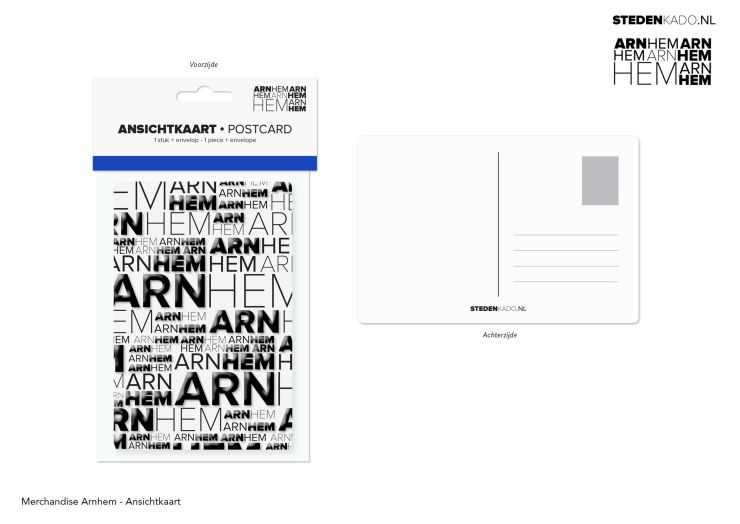 ANSICHTKAART + ENVELOP ARNHEM