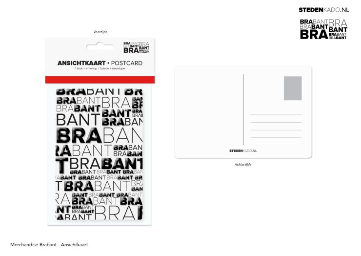 ANSICHTKAART + ENVELOP BRABANT