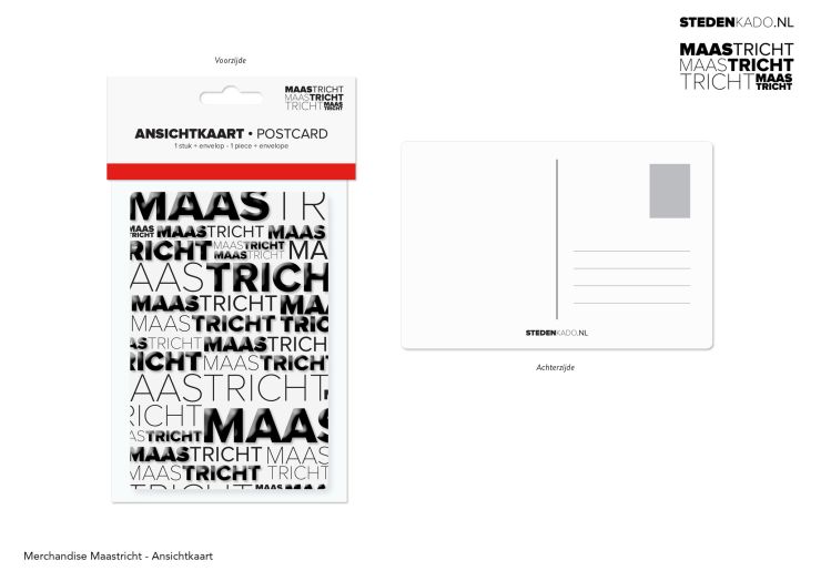 ANSICHTKAART + ENVELOP MAASTRICHT