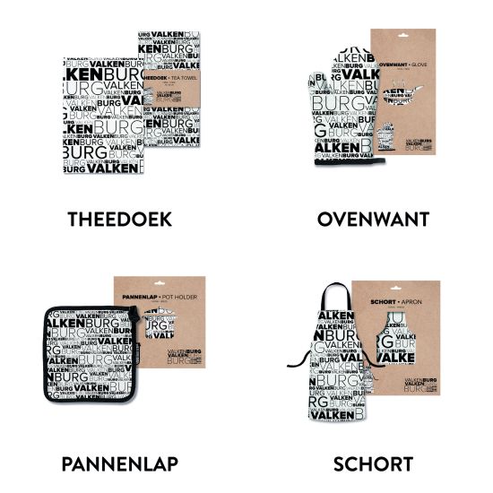 VALKENBURG VOORDEELPAKKET KEUKENTEXTIEL